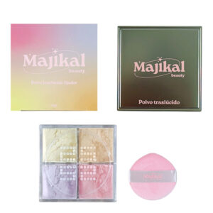 Polvo Suelto Traslúcido 4 Tonos Majikal