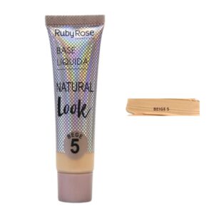 Base Liquida Natural Look Ruby Rose Bege 5