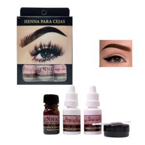 Henna Para Cejas Castaño Medio