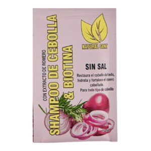 Sobre Shampoo De Cebolla  X 15Ml Natural Sant