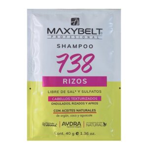 Sobre De Shampoo para Rizos 738 Maxybelt x 40gr