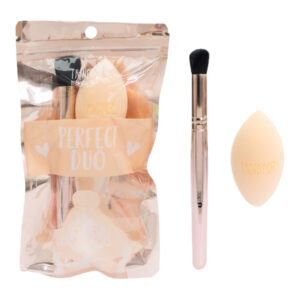 Kit Perfect Duo Brocha Y Esponja Trendy