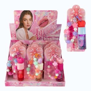 Lip Gloss Con Llavero Estrella AY019