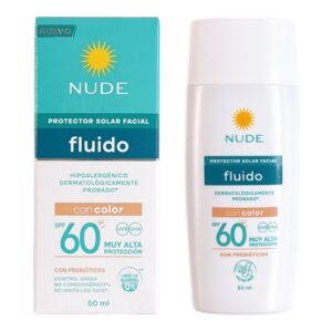 Protector Solar Nude Fluido X 50Ml Con Color