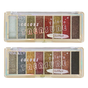 Paleta De Glitter Prensado Treasure Pink Key 7692