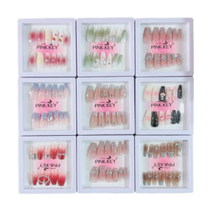 Uñas Postizas Pink Key