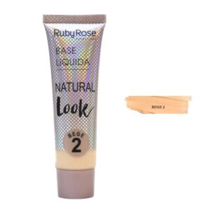 Base Liquida Natural Look Ruby Rose Bege 2