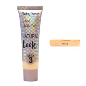 Base Liquida Natural Look Ruby Rose Bege 3