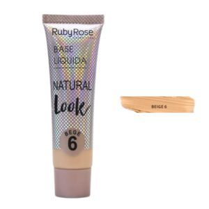 Base Liquida Natural Look Ruby Rose Bege 6