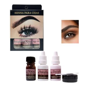 Henna Para Cejas Castaño Oscuro