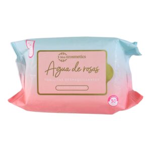 Toalla Desmaquillante Agua De Rosas x 30 Miis Cosmetics