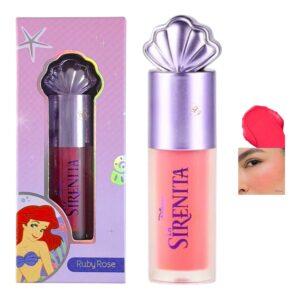 Rubor Liquido Sheashell Glow La Sirenita Ruby Rose