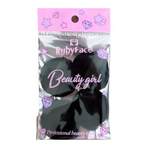 Mini Borla x 4 Negra Ruby Face