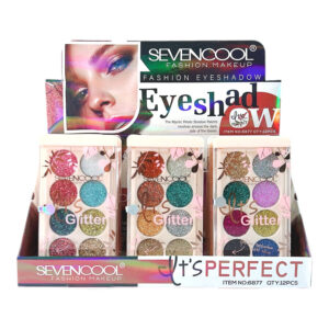 Paleta De Glitter Sevencool 6877