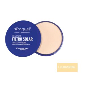 Polvo Facial Filtro Solar Raquel Claro Natural T01