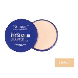 Polvo Facial Filtro Solar Raquel Espresso 2