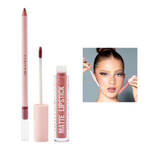 Brillo Labial Y Delineador Anyeluz T02