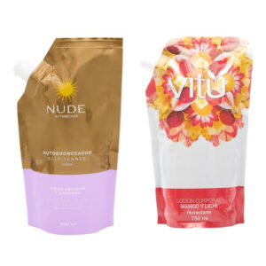 Oferta Autobronceador Nude y Crema Litro Vitu