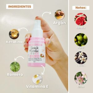 Perfume Para Cabello Mini Explosion Frutal Lluvia De Estrellas